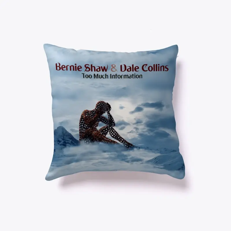 TooMuchInfo Albumcover throw pillow