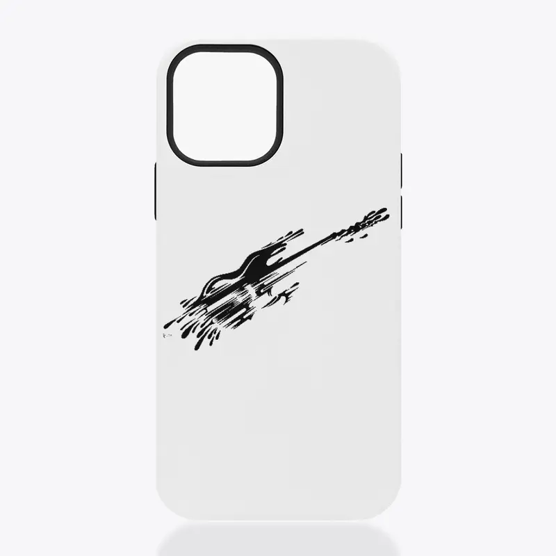 PaintSplashGuitar BlackOnWhite Ph.cases