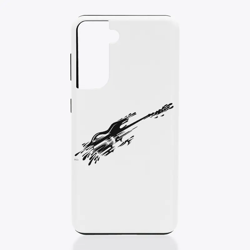 PaintSplashGuitar BlackOnWhite Ph.cases