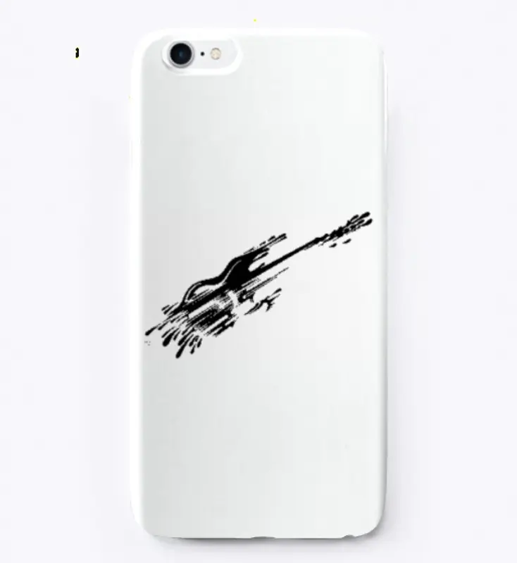 PaintSplashGuitar BlackOnWhite Ph.cases